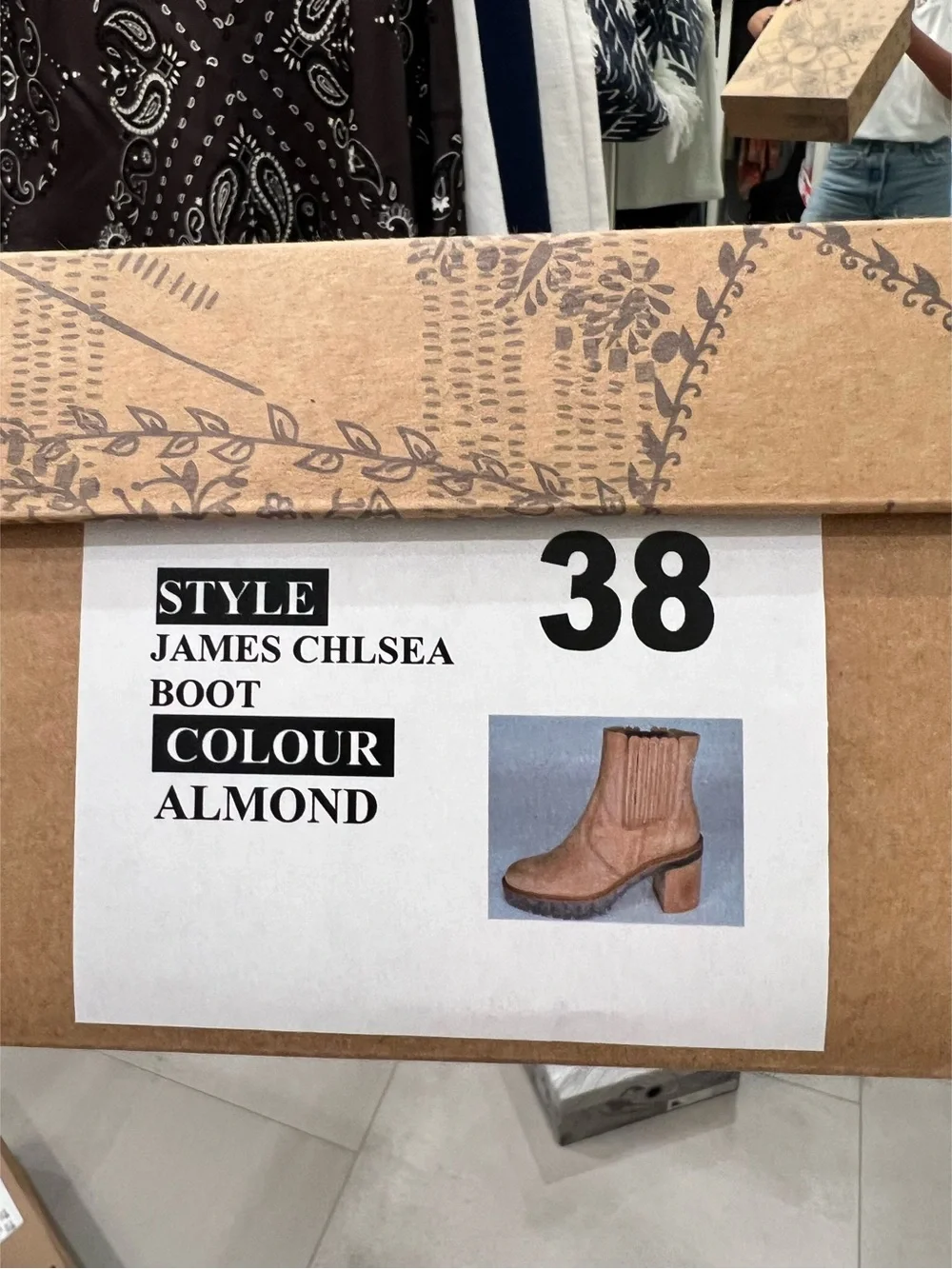 Free People James Chelsea Tan Leather Boot
